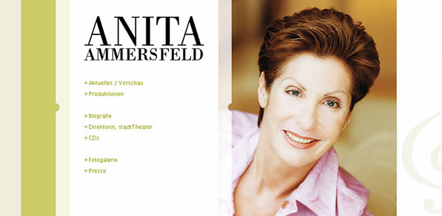 Anita Ammersfeld Website